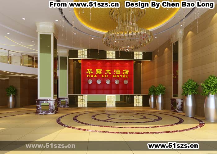 酒店大堂效果图